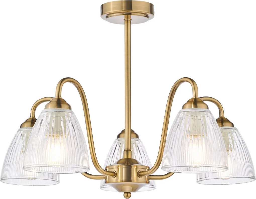 Dar Lighting modern csillár glynis csiszolt bronz dargly5463