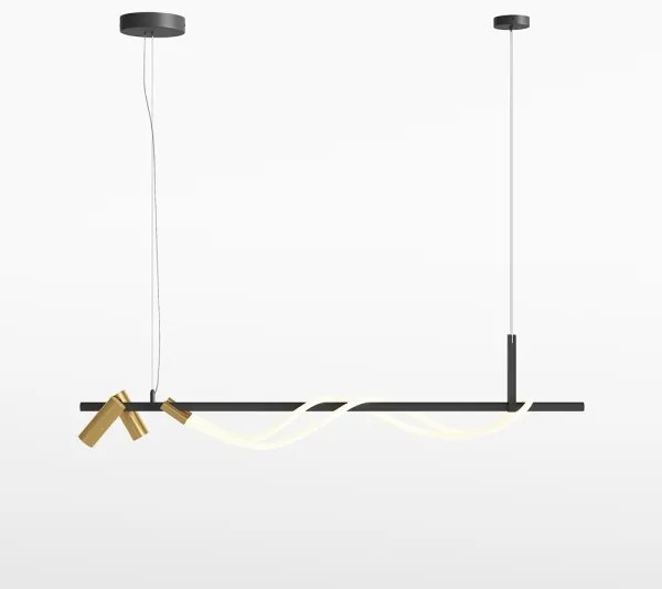 Maytoni MOD166PL-L30GB3K - LED Csillár zsinóron TAU LED/42W/230V