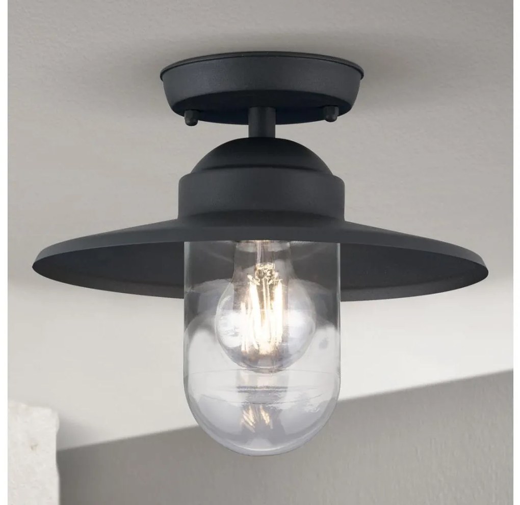 Orion Orion AL 11-1317 - Kültéri csillár EDWARD 1xE27/60W/230V IP44 fekete OR0223