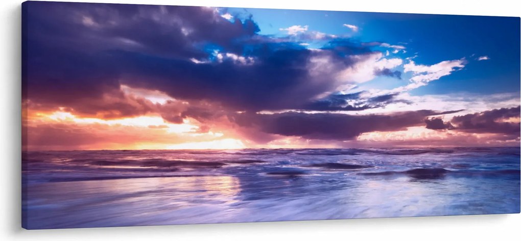 Kép - Naplemente a tengerparton (120x50 cm)