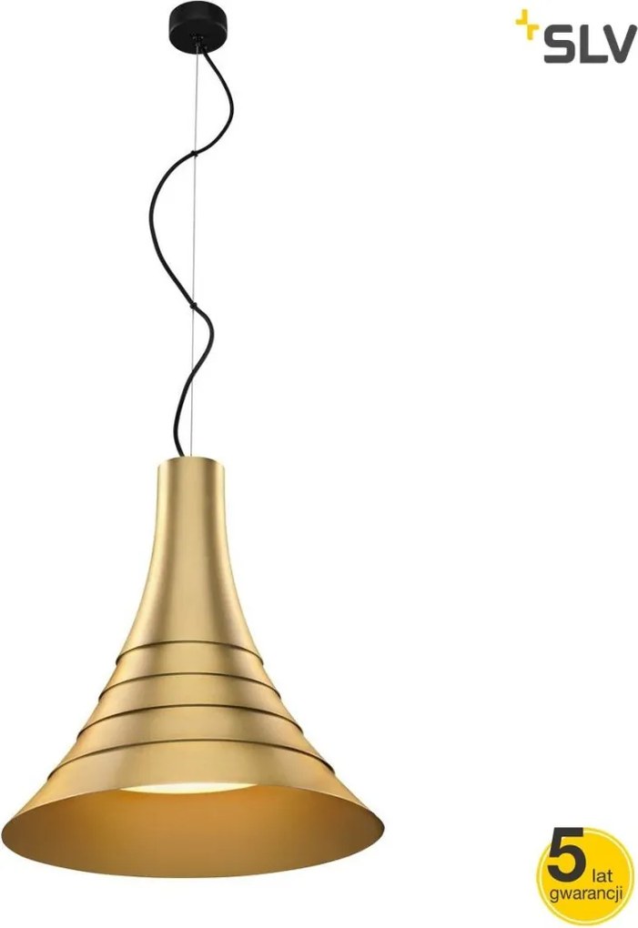 SLV 1000440 BATO Modern Függesztett Lámpa Sárgaréz LED IP20