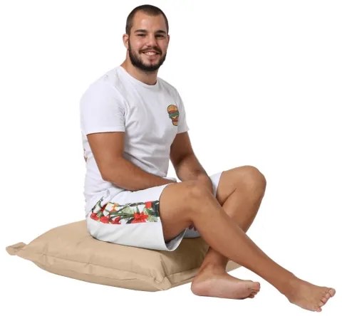 Padlópárna 70x70 cm bézs