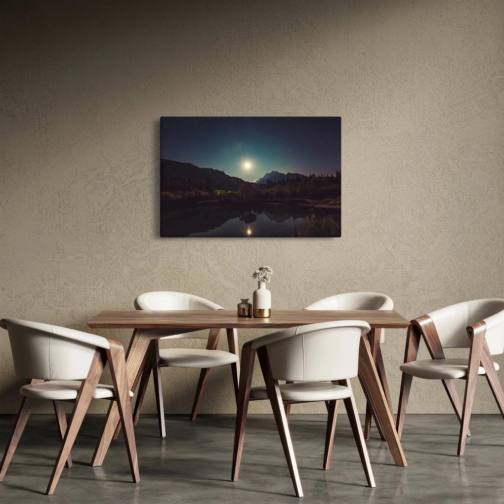 Kép - éjszakai égbolt (90x60 cm)