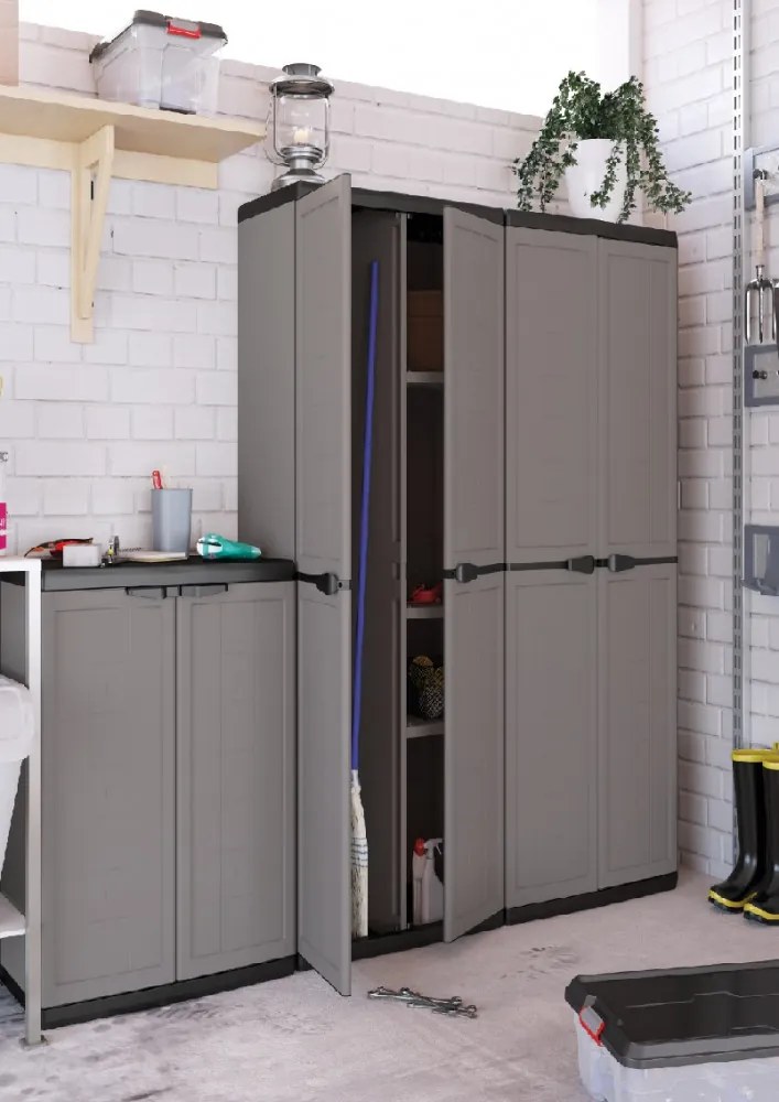 Keter Lakattal zárható Jolly High műanyag szekrény