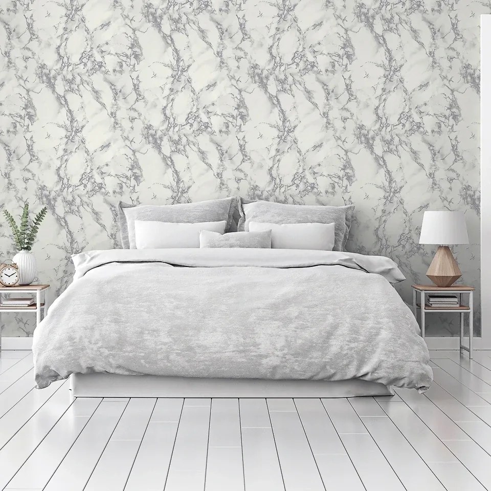 Arthouse Signature 1 Carrara Marble szürke márvány mintás papír tapéta – 296701