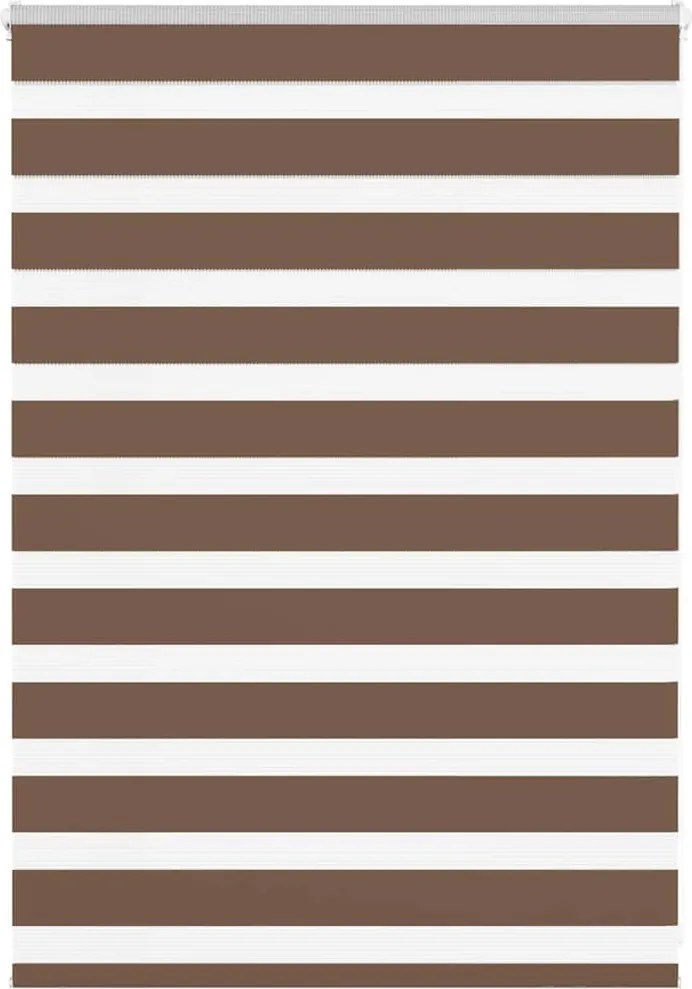vidaXL zebrafüggönnyel barna szövetszélesség 105,9 cm poliészter