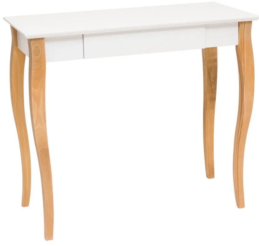 Lillo fehér íróasztal, hosszúság 85 cm - Ragaba