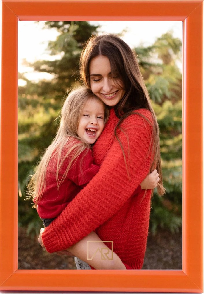 Képkeret 13x18 keskeny narancssárga-39