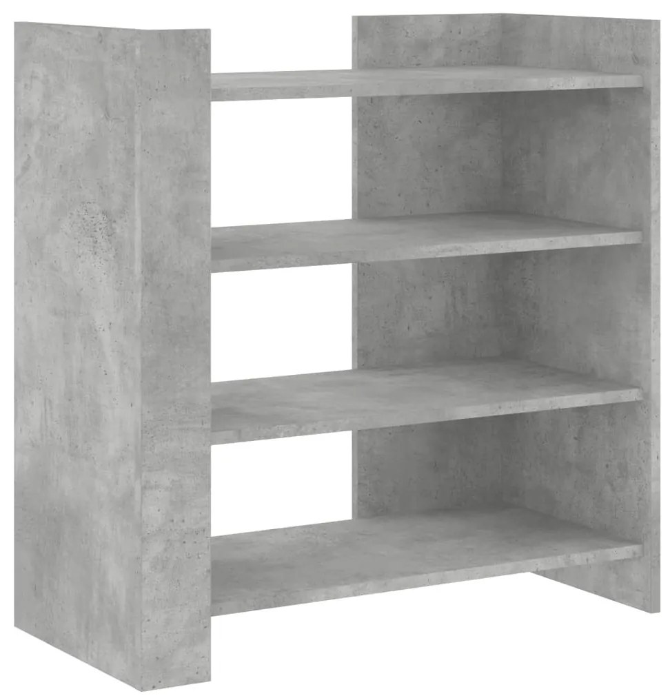 betonszürke szerelt fa tálalószekrény 73,5 x 35 x 75 cm