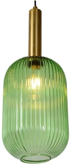 Lucide 45386/20/33 - Csillár zsinóron MALOTO 1xE27/40W/230V á. 20 cm zöld