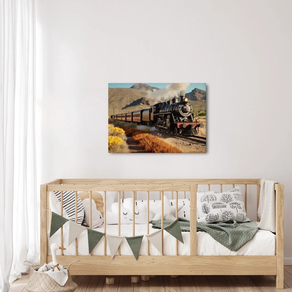 Kép - Gőzmozdony (70x50 cm)