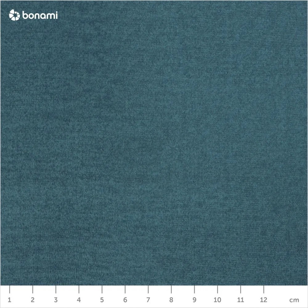 Luca kék kinyitható bársonykanapé - Milo Casa