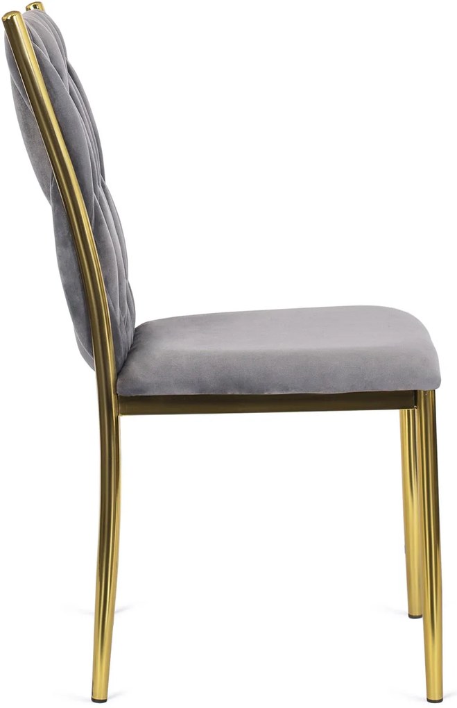 Szürke Bársony Étkezőszék. DAN