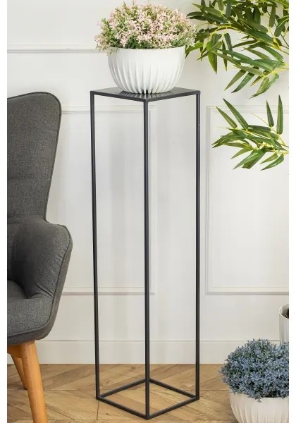 Virágállvány 100x24 cm antracit