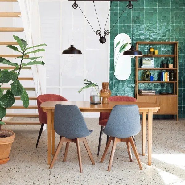 Atmosphera - Fali tükör SELENA 112x40 cm fekete