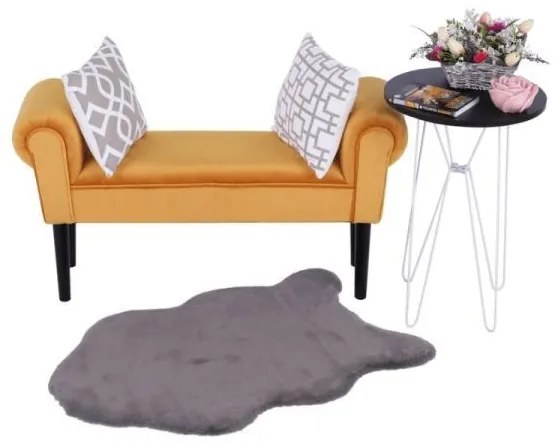 BURDA Velvet mézes barna/fekete pad