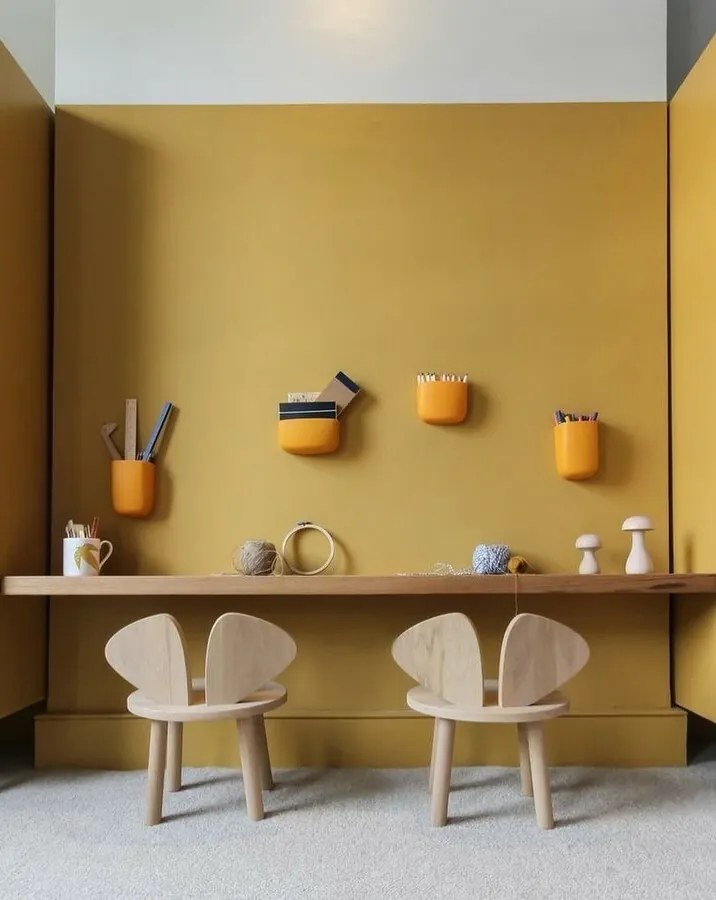 Mickey Two Chair Set gyerek asztal és szék szett 2 db - Brown