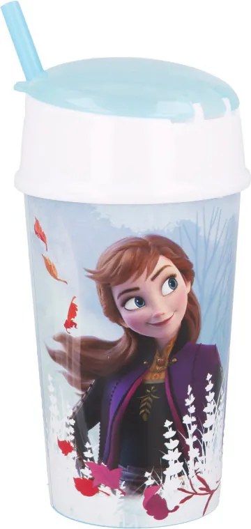 Disney Jégvarázs Blue Forest üdítő- és snack tartó pohár 400 ml