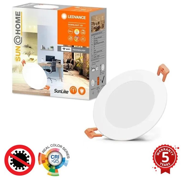 Ledvance Ledvance - LED Dimmelhető beépíthető lámpa SUN@HOME LED/8W/230V CRI 95 Wi-Fi P227209