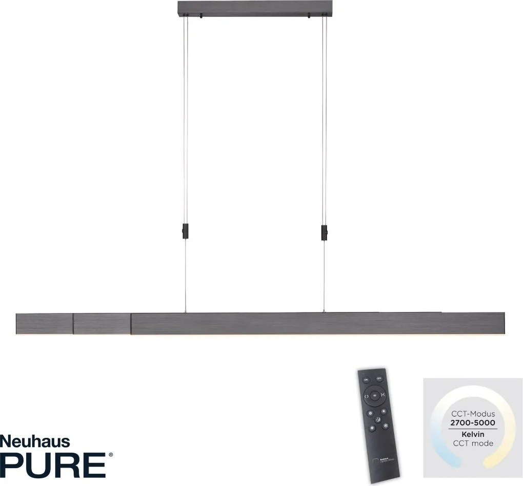 Paul Neuhaus modern függeszték pure-moto szürke pln2525-15