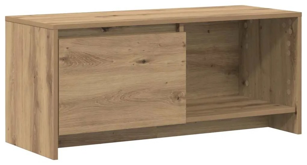 TV állvány kézműves tölgy 90 x 35 x 40 cm Faanyag