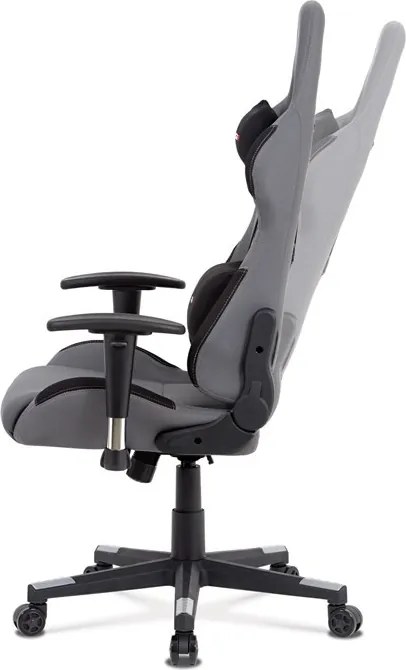 Szürke Gamer Szék, Hinta Mechanikával. KA-F05 GREY