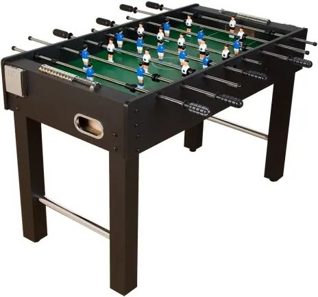 GamesPlanet® Csocsóasztal GLASGOW 121 x 101 cm fekete
