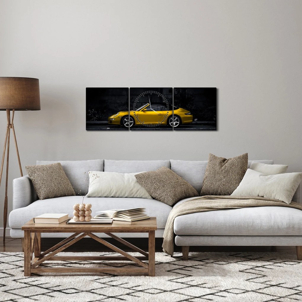 Kép - Sportkocsi (órával) (90x30 cm)
