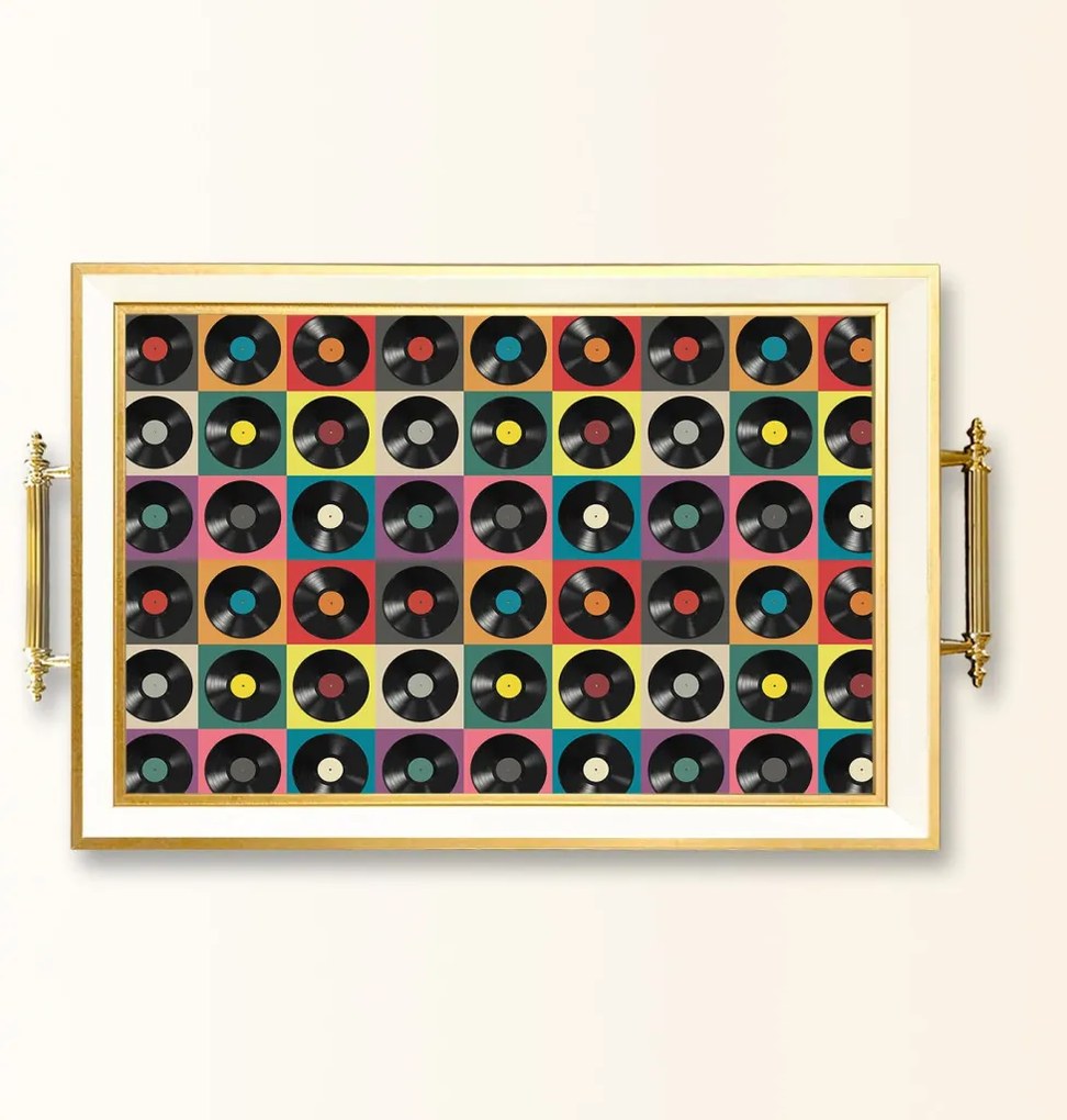 Üveg tálca, 38×24 cm – TPB9904