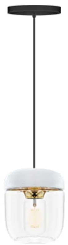 Acorn fehér lámpabúra aranyszínű foglalattal, ⌀ 14 cm - UMAGE