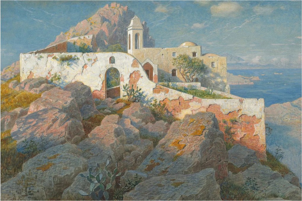 Kép - William Stanley Haseltine, Santa Maria a Cetrella, Anacapri, reprodukciók (90x60 cm)
