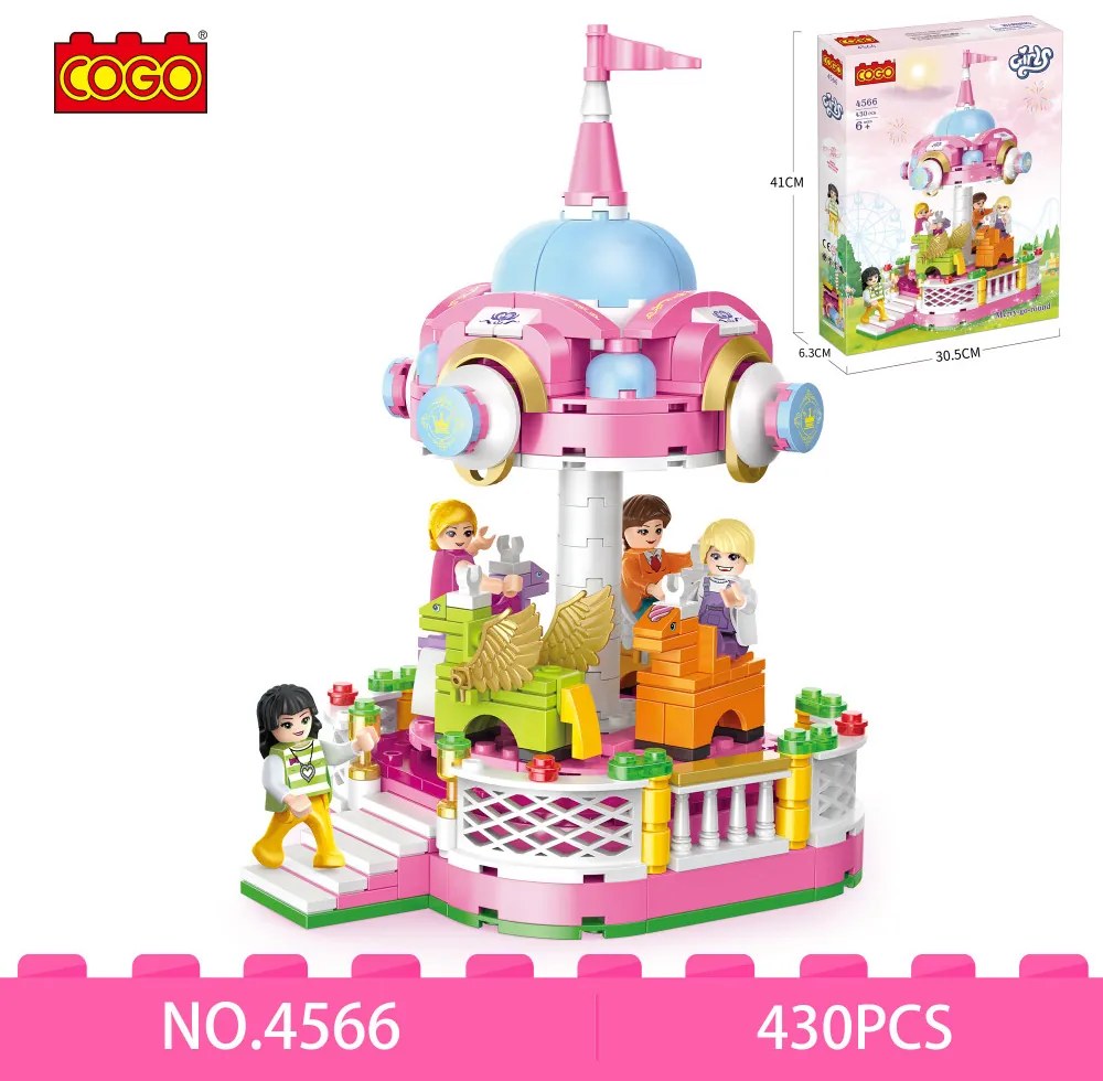 COGO® 4566 | lego-kompatibilis építőjáték | 430 db építőkocka | Körhinta – forgatható