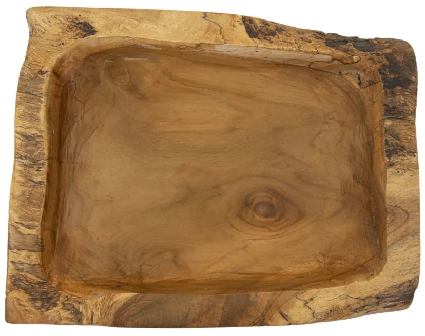 Tálca kutak teak 25x19x7cm