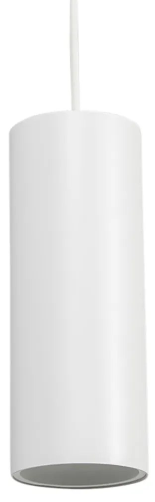 Design függőlámpa fehér színben, sínadapterrel, 1 fázisú - Iconic Tubo