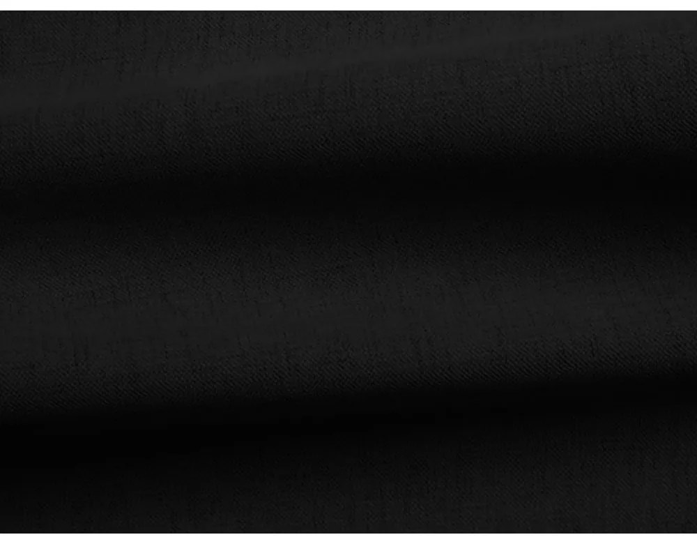 Fekete kinyitható-tárolóhelyes kanapé 225 cm Moku – Makamii