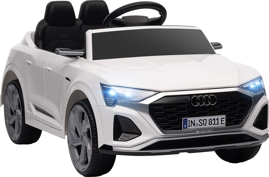 AIYAPLAY Gyerek Elektromos Autó 12V Gyerekautó 2.4G Távirányítóval, MP3 Zenével és Haranggal, Elektromos Jármű Fényszóróval, 4 Rugós Kerekekkel, 3-5 k