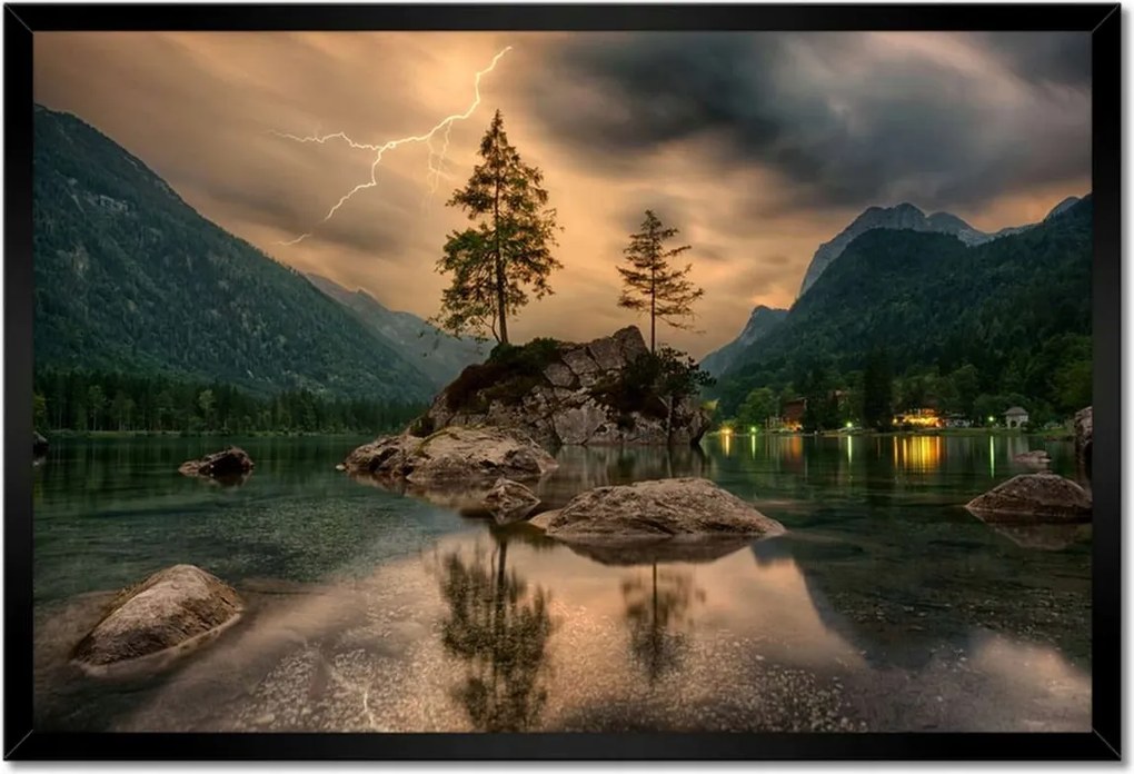 Bekeretezett poszterek 60x40 Hegyi szépség Táj