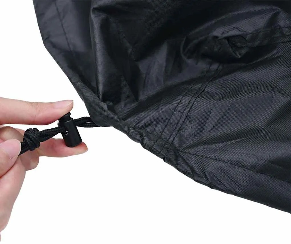 Kültéri Asztal Huzat Fekete 92 x 92 x 10 cm 600D szövet