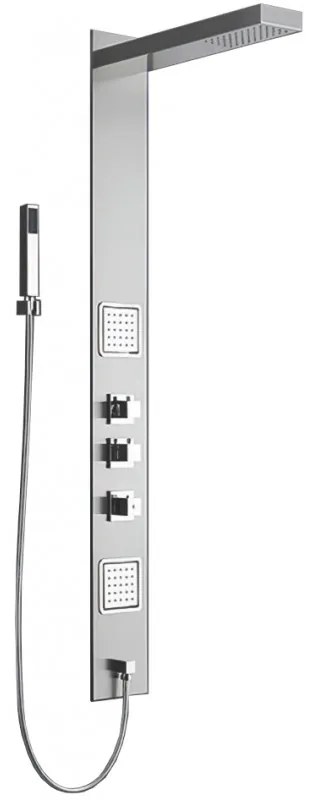 Mexen Savio süllyesztett zuhanykészlet, króm - 7605-03-00