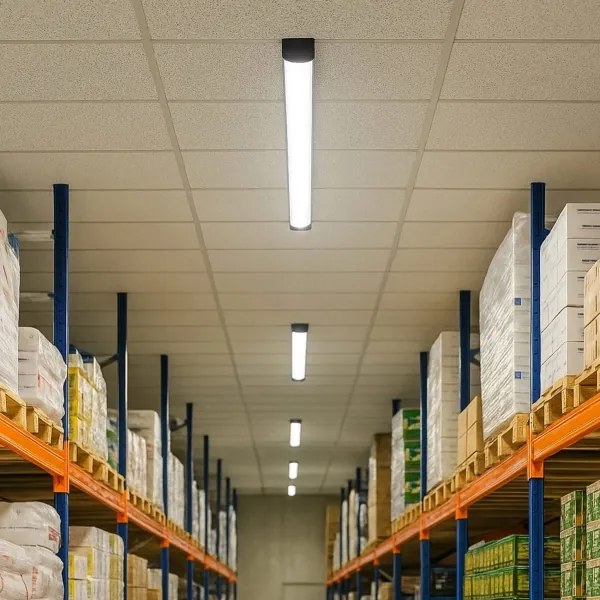 LED fénycsöves lámpatest LED/50W/230V 4000K 150 cm fekete