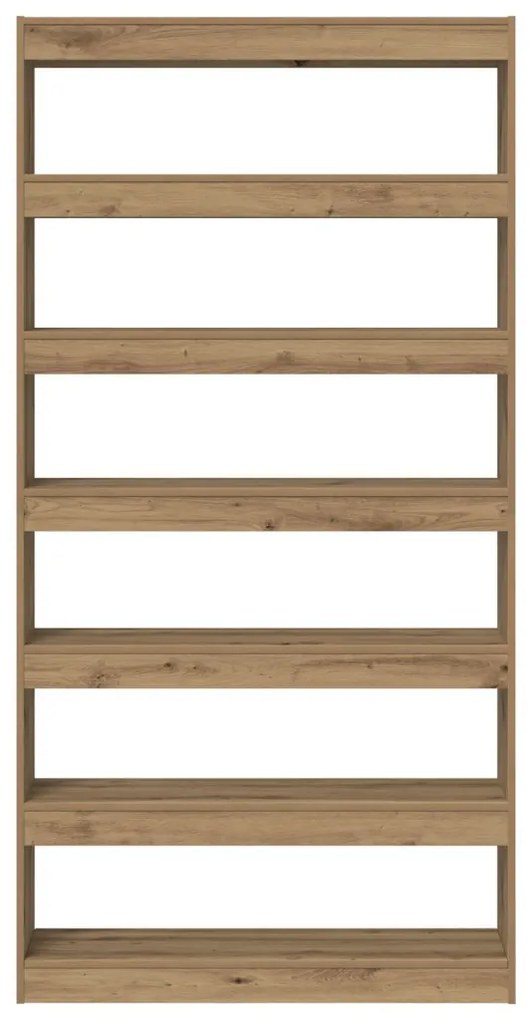 Könyvespolc Mesterséges tölgy Tömör fa 100 x 30 x 198 cm