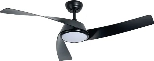 ZEVENTI - LED mennyezeti ventilátor AERYS  LED/24W/230V Wi-Fi Tuya fekete + távirányító