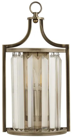 Searchlight 8571AB - Fali lámpa VICTORIA 1xE14/60W/230V réz