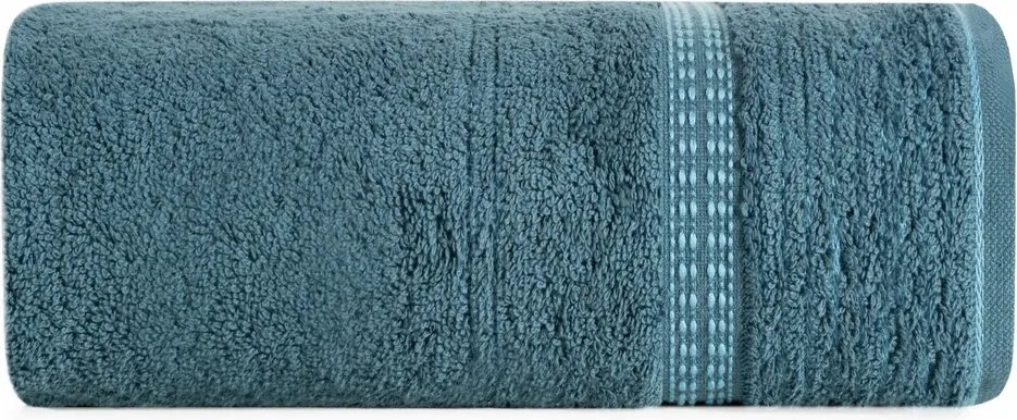 Elegáns fürdőlepedő Eko stílus sötétkék 50X90 súly 450