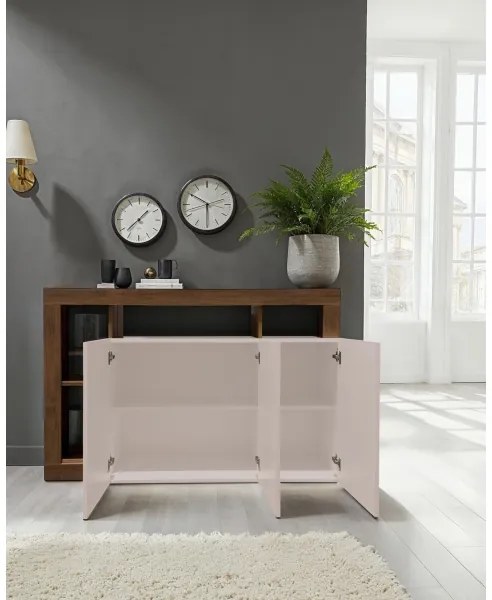 Komód LENOR kasmír/tölgy