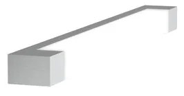 RENDL R10264 PERISA fali lámpa, fürdőszoba IP44 szálcsiszolt alumínium