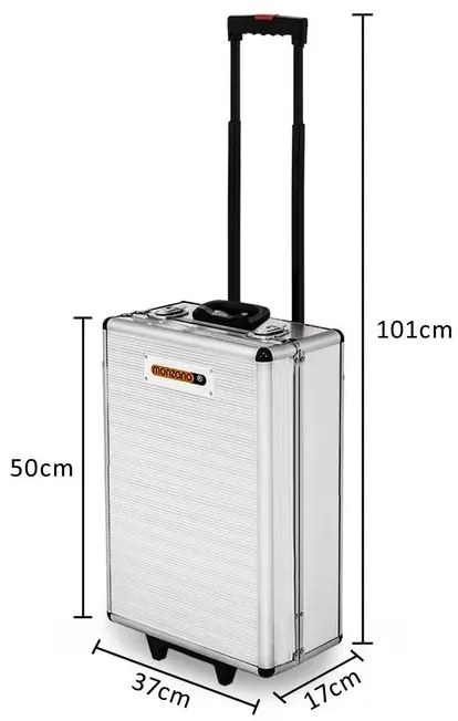 Deuba Szerszámos bőrönd - ezüst