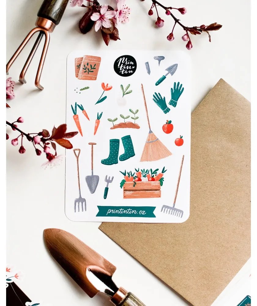 Kertész vinil matrica, 10,5 x 14,5 cm - Printintin