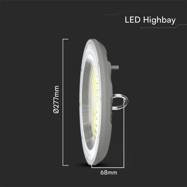 LED Ipari lámpa High Bay LED/150W/230V 3000/4000/6500K IP65 ø 27,7 cm