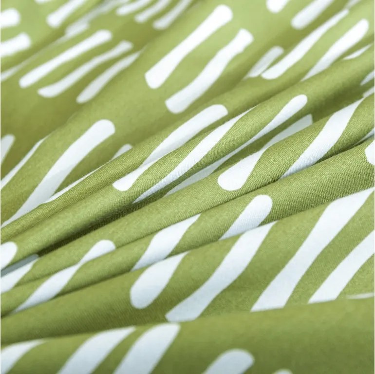 Mikroszálas flanel ágyneműhuzat GREENSORY zöld Ágyneműhuzat mérete: 2 db 70 x 90 cm | 200 x 220 cm